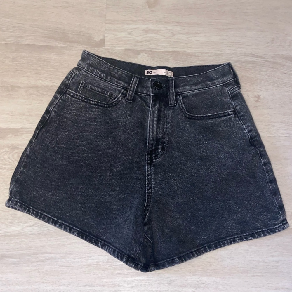 Women’s Black Denim Jean Shorts/jorts